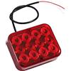 Eacalyc 1 * Fanale Retronebbia LED, Rosso Retronebbia LED Fendinebbia Posteriori Per Rimorchio Universale per Rimorchio Camion Caravan