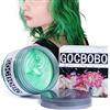 GOCBOBO Cera per Tintura per Capelli Temporaneo Unisex Lavabile Naturale Modellazione Cera Colorata per Capelli Adatto per Halloween Cosplay Festa di Natale Verde