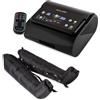 Dinamicamed ® Premium 4.0 Pressoterapia Linfodrenaggio Professionale Digitale Compact, Pressoterapia per Casa con 6 Programmi di Lavoro, Massaggio Linfodrenante a 4 Camere d'Aria con Gambali XL