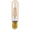 Eglo E27 LED, lampadina a forma di bastone, illuminazione retrò color ambra, 4 Watt (equivalente a 26 Watt), 270 lumen, luce bianco caldo, 2200k, lampadina Edison T32, Ø 3,2 cm