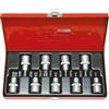 KS Tools 1/2 922.1890 - Set di bussole torx T20 - T60