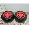 peg perego SET 4 RUOTE ANTERIORI E POSTERIORI AUTO PEG PEREGO POLARIS RZR XP 24 VOLT