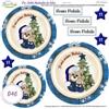Pannolenci Stampato Il Mio Primo Natale Blu