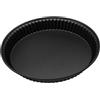 Zenker - Stampo per quiche, 28 cm, serie Pure, per torte e dolci alla frutta, colore: Nero