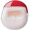 Excelsa Xmas Country Style Piatto, Ceramica, Bianco/Rosso