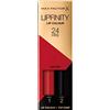 Max Factor - Lipfinity Lip Colour - Rossetto Lunga Durata e Gloss Idratante con Applicazione Bifase - Nuance 120 Hot - 2.3 ml e 1.9 g