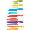 Amazon Basics Set di coltelli Colorati, 12 Pezzi, Assortito