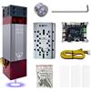 LASER TREE Kit modulo laser di potenza ottica 10W con assistenza ad aria e protezione magnetica per gli occhi insieme,10W testa laser LASER TREE doppio punto ultra-fine compresso per macchina incisore,24V
