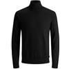 JACK & JONES Jjeemil Knit Roll Neck Noos Dolcevita, Blu (Navy Blazer Navy Blazer), XX-Large Uomo