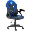 GielleService SEDIA GAMING CONCEPTRONIC EYOTA06B Meccanismo a farfalla Colore NERO BLU