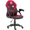 GielleService SEDIA GAMING CONCEPTRONIC EYOTA06R Meccanismo a farfalla Colore NERO ROSSO