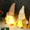 Oneshlee Gnomi natalizio Luminosi, Led, Piccoli Da Appendere, Albero Di Natale Decorazioni, Paillettes Peluche Ornamenti, Svedese Addobbi Porta Camino, Regali Bambino