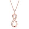 Elli Collana da donna Infinity con cristalli in argento sterling 925