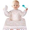 Vicloon Bavaglini Neonato, Bavaglino Svezzamento Seggiolone, Bavaglini Impermeabili Maniche Lunghe Bavaglino Svezzamento Con Maniche, Unisex, per Bambini dai 6 Mesi ai 3 Anni (Coniglio Rosa)