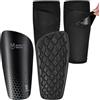 Northdeer Parastinchi per bambini con calzettoni con tasca ottimizzata - Parastinchi calcio da inserire (blu S)