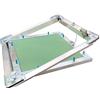 Trobak 20061 Sportello di ispezione in Alluminio Eco 200 x 200 mm, con Inserto da 25 mm incollato, Aluminium