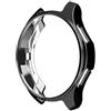 XoTek Cover Case per Samsung Galaxy Watch Gear S3 42 mm/46 mm Classic / Frontier opzionale con pellicola protettiva per display (46 mm, nero)