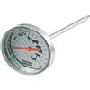 Kuhn Rikon 2282 -Termometro per Carne con Vetro Resistente al Calore, 12 cm, Acciaio Inox