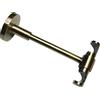 Gardinia Supporto Universale a soffitto Aperto per Ø 16 mm, in Ottone Anticato, Acciaio, 13,5 cm, Steel, 13.5 cm