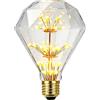 TIANFAN Lampadina Led Vintage RGB Fuochi D'artificio Lampadina Edison 3W 220/240V E27 Decorativa Fuochi d'artificio (G95 Diamante)