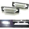 PolarLander 2pcs Nessun Errore LED Numero di Targa Posteriore Luce LED Targa Auto lampade