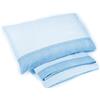 Bee Set Lenzuola in Flanella Completo Letto Matrimoniale MADE IN ITALY (2P, Azzurro)
