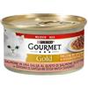 Amicafarmacia Purina Gourmet Gold Delizie In Salsa Con Salmone Per Gatti Lattina 85g