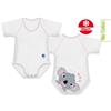 J Bimbi Warm Happy Bears - Body Neonato 0-36 Mesi Bimba Koala, 1 body