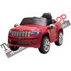 Auto Macchina Elettrica per Bambini JEEP GRAND CHEROKEE 12V-Rosso