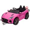 Auto Elettrica per Bambini Jaguar F-TYPE SVR 12V - Sedile in Pelle --Rosa