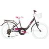 Bici Bambina MBM Fleur 20"- 6 Velocità -Nero
