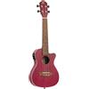 Ortega Guitars Ukulele Concerto Elettro-Acustico - Earth Series - con Cutaway - Okoume, Berry-Coloured (RURUBY-CE)