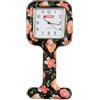GIMA Orologio per infermieri - quadrato - fantasia rose