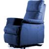 GIMA Poltrona elevabile arianna 2 motori - ignifuga - blu