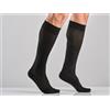 GIMA Gambaletto cotone unisex - m - media compressione - nero - 1 paio