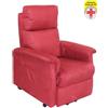 PR ITALIA Poltrona BRIGITTA lift (alza persona) a un motore - Ecopelle Nero