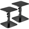 mywall HS31L - Supporto da tavolo universale per altoparlante, inclinabile +/-15°, con un carico fino a 15 kg, colore: Nero