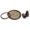 GIMA Kit littmann 40021: membrana+anello+anello campana+olive per lightweight-marrone - 1 kit