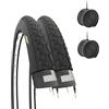Ecovelo' 2 Copertoni Gravel 700x35 + Camere Pneumatici Pieghevoli Bici AdultoTrekking Bike Ciclocross Off-Road
