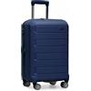 Traveler's Choice Pagosa - Valigia trolley espandibile e rigida, indistruttibile, Navy, Check-in Only