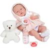 JC TOYS -La Newborn Bambola Bambola, Colore salmone (18065)