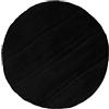 Indomex Rug Fluffy 080Cmround Black