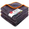 Glart - 3 Panni Universali Multiuso in Microfibra Particolarmente Morbida da 600 g/m², Dimensioni: 40 x 40 cm, Ottimi per l'utilizzo Domestico, la Cucina, il WC, il Bagno, il Giardino e l'ufficio