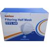 DONGGUAN ZMIAO HEALTH TECH.CO. MASCHERINA FILTERING HALF MASK FILTRANTE FFP2 SENZA VALVOLA CON ELASTICI E NASELLO IN ALLUMINIO 20 PEZZI