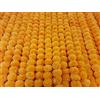 DECORATION CRAFT Confezione da 5 ghirlande artificiali di calendula arancione chiaro, lunghezza 1,5 m, per feste, matrimoni indiani, decorazioni a tema indiano, decorazioni per la casa, oggetti di