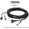 PROEL PH080LU10 CAVO COMBINATO PHONO RETE SEGNALE + ALIMENTAZIONE AUDIO DMX 10mt