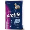 Zoodiaco Crocchette per cani Prolife grain free sensitive sogliola e patate adult medium/large nutrigenomic 10 Kg