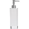 Excelsa Linea Bagno Dispenser Sapone, Plastica, Bianco