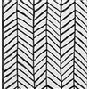 JOLIHOME Carta da Parati Geometrica Bianco e Nero Autoadesiva Contatto Carta Strisce a Spina di Pesce Vinile Adesivi per Soggiorno Camera da Letto Cucina Ufficio Bagno 44,5x500cm