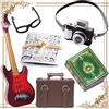 Zeaying 6 Pezzi Miniature Oggetti Reali, Accessori Miniatura Casa House, Mini Libri per Casa Bambola, Mini Kit Ornamenti in Miniatura, Con Occhiali e Giornali, Gioco di Ruolo per Ragazzi e Ragazze